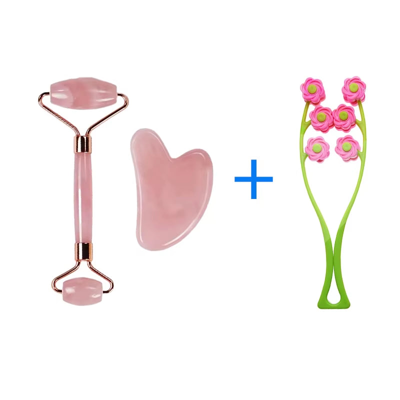 Revitalize Your Skin with Natural Stone Gua Sha Jade Scraper - Facial Massage Tool for Firm, Radiant Skin!