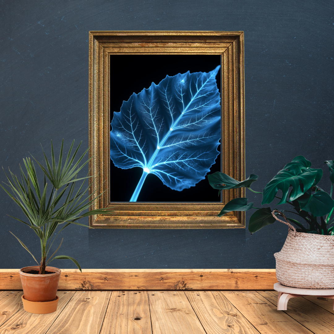 BioLuminous Leaf NFT – BioDigital Art