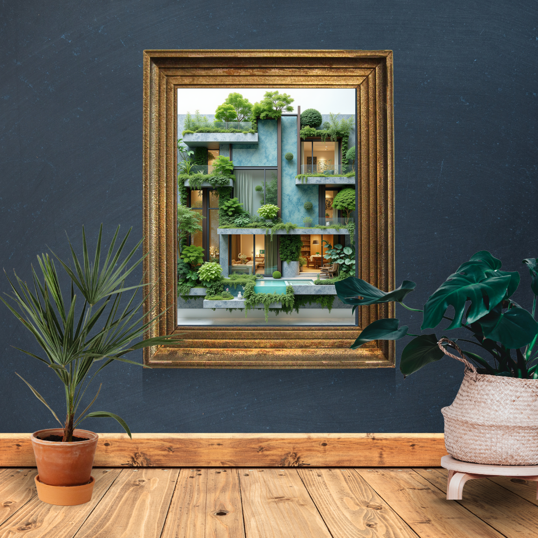 Plant House (NFT) - BioDigital Art.