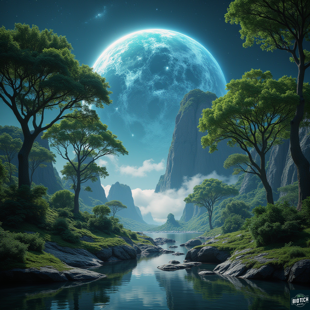 Moonlit River NFT – (BioDigital Art)