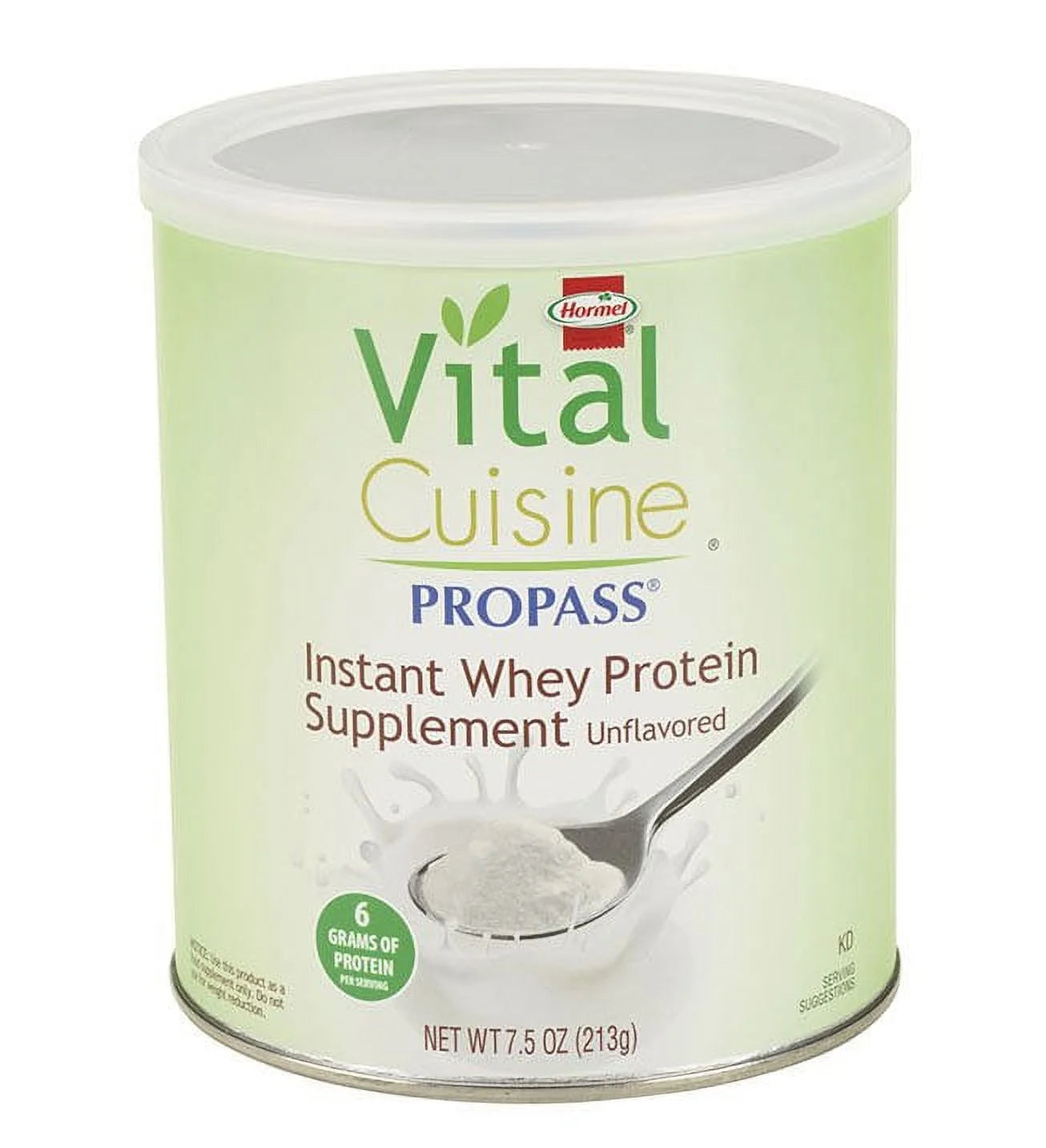Food Sales Oral Protein Supplement Vital Cuisine Propass Whey Protein Unflavored 7.5 Oz. Can Powder Each of 1