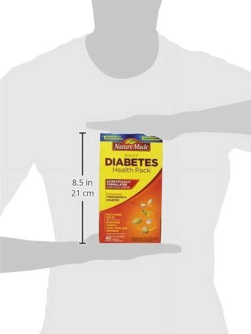 Diabetes Health Supplement Pack, 60 Individual Packets