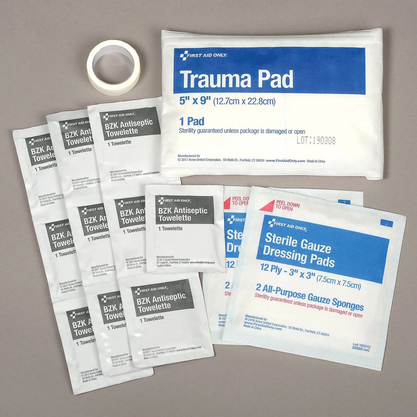 First Aid Kit, 25-Person ANSI Compliant, Plastic