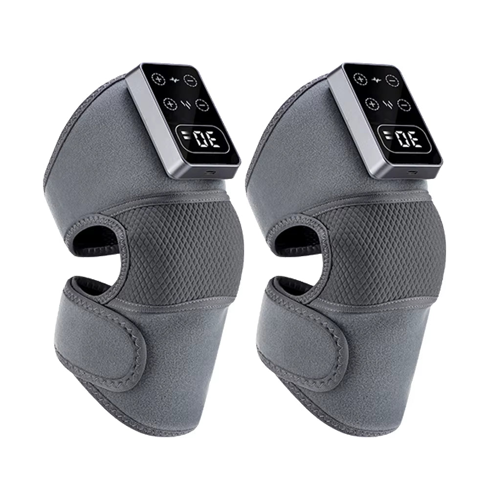 Ultimate Rechargeable Heated Knee Massager with Vibration - 5 Heat Levels for Relaxation and Support