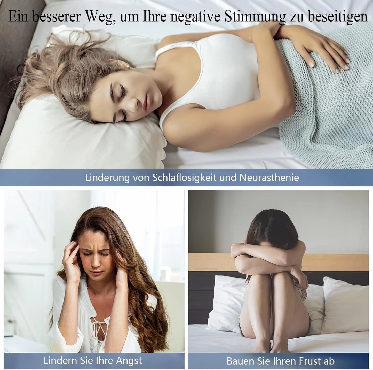 Rechargeable Sleep Aid Device - CES Therapy Ear Clip for Fast Sleep & Anxiety Relief