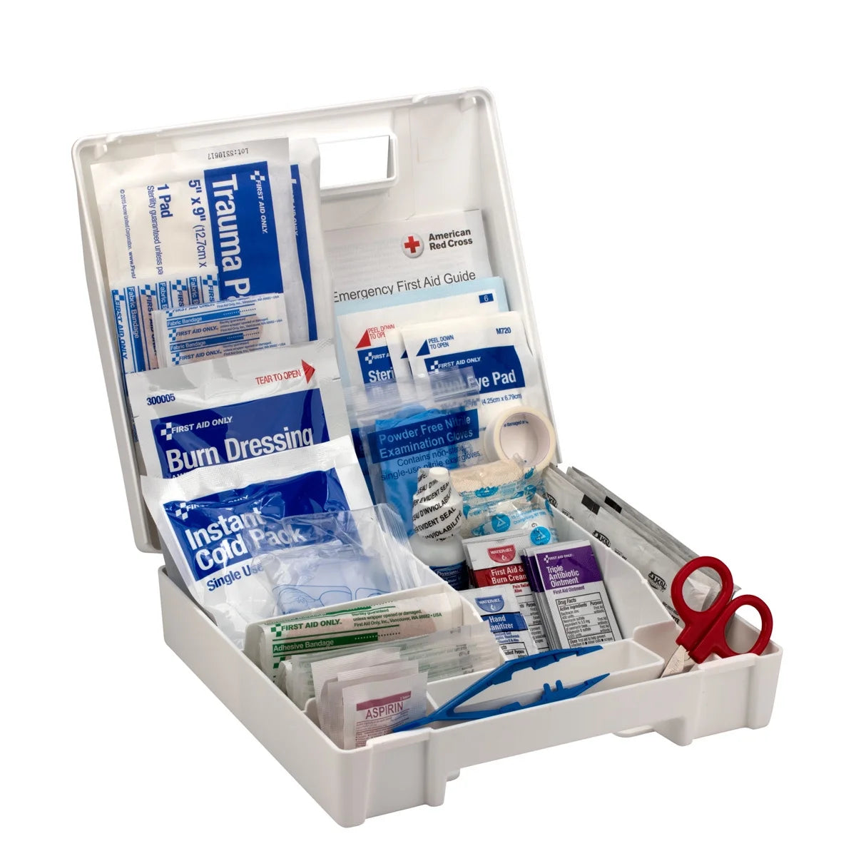 25 Person ANSI A+ First Aid Kit, Plastic