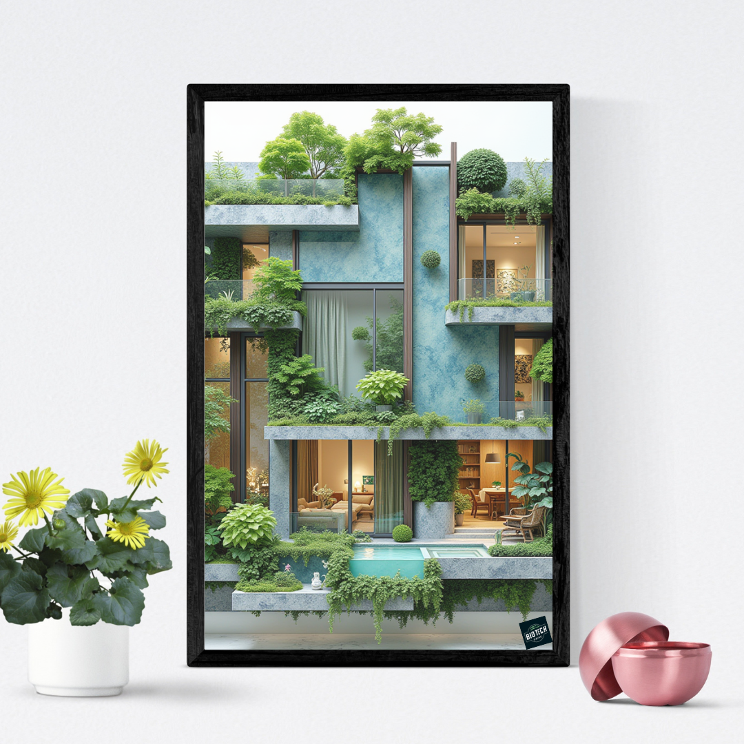 Plant House (NFT) - BioDigital Art.