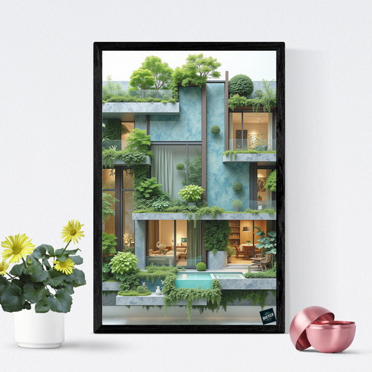 Plant House (NFT) - BioDigital Art.