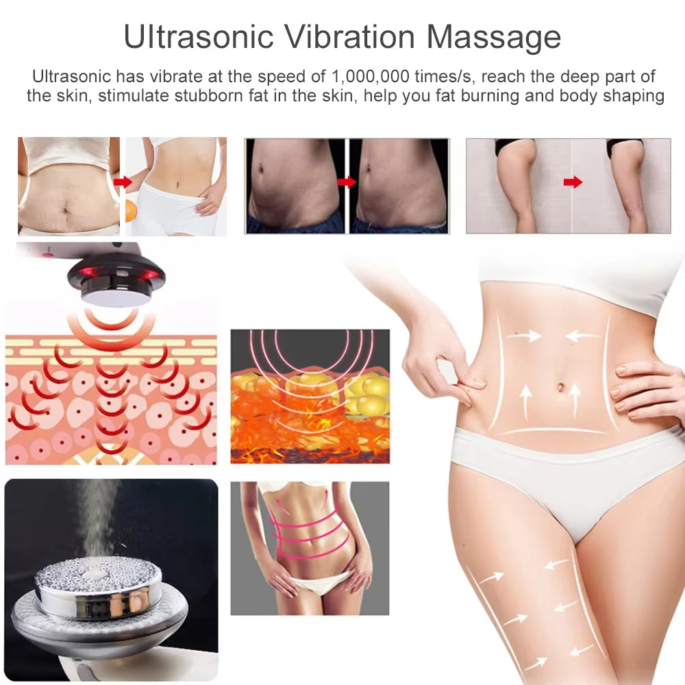 Revolutionary Ultrasound Cavitation EMS Slimming Massager - Lipo Fat Burner & Weight Loss Solution