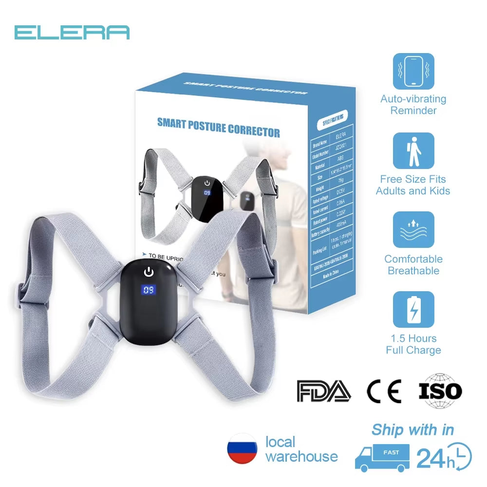 Revolutionary Smart Posture Corrector - Invisible Reminder for Adults & Kids to Fix Hunchback and Improve Sitting Posture