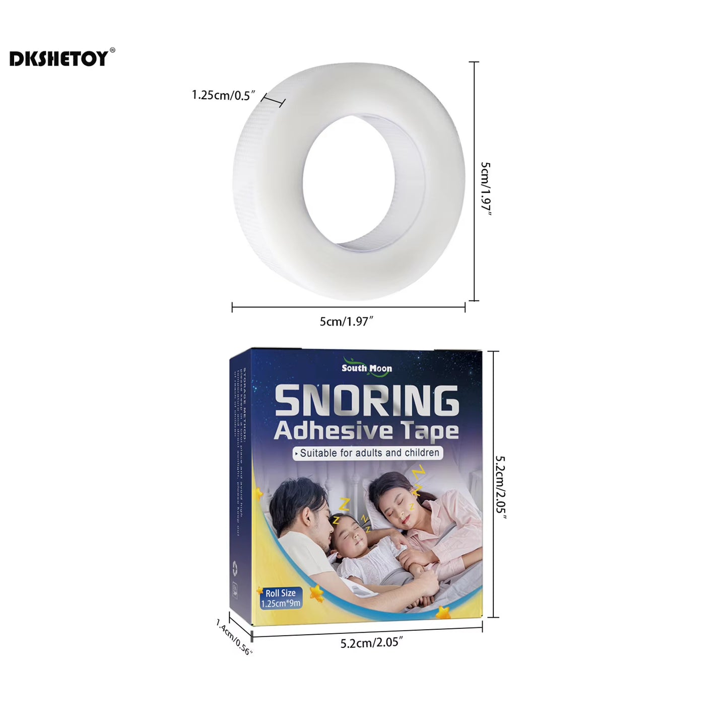 Ultimate 9M Anti-Snoring Mouth Tape - Sleep Better with Comfortable Snoring Solution!