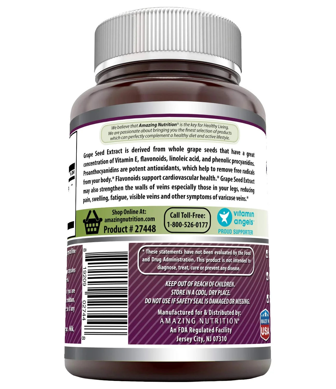 Grapeseed Extract 16000 Mg per Serving 240 Veggie Capsules - 20:1 Extract Equivalent to Approximately 16,000 Mg of Dry Grape Seed Powder(Non Gmo,Gluten Free)