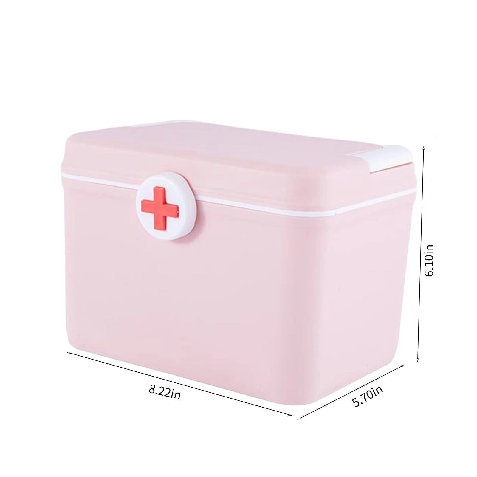 Medicine Pill Organizer, All-Purpose Portable Compact First Aid Kit for Minor Cuts, Scrapes, Sprains & Burns