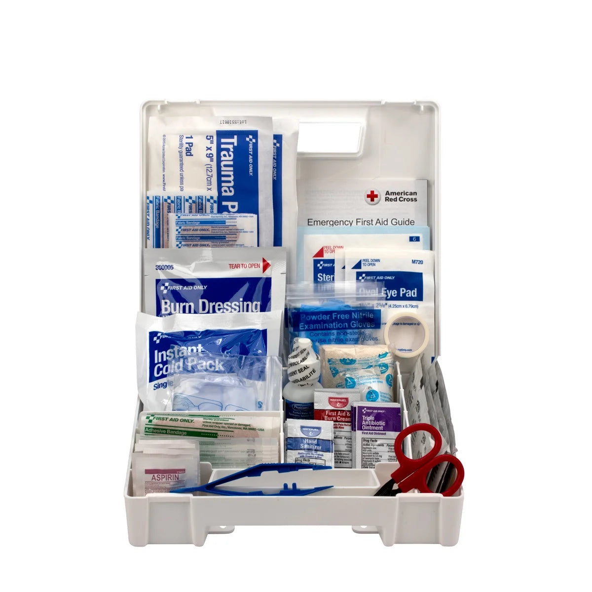 25 Person ANSI A+ First Aid Kit, Plastic