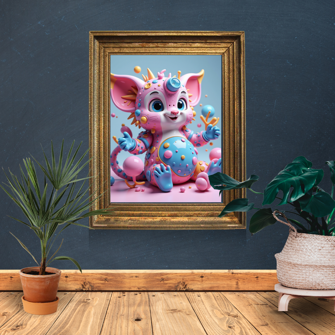 Vibrant Fantasy NFT - (BioDigital Art)