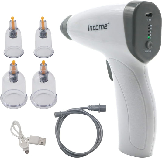 Portable Electric Cupping Therapy Set - Home Massage Kit with Vacuum Suction Cups for Ultimate Relaxation and Pain Relief
