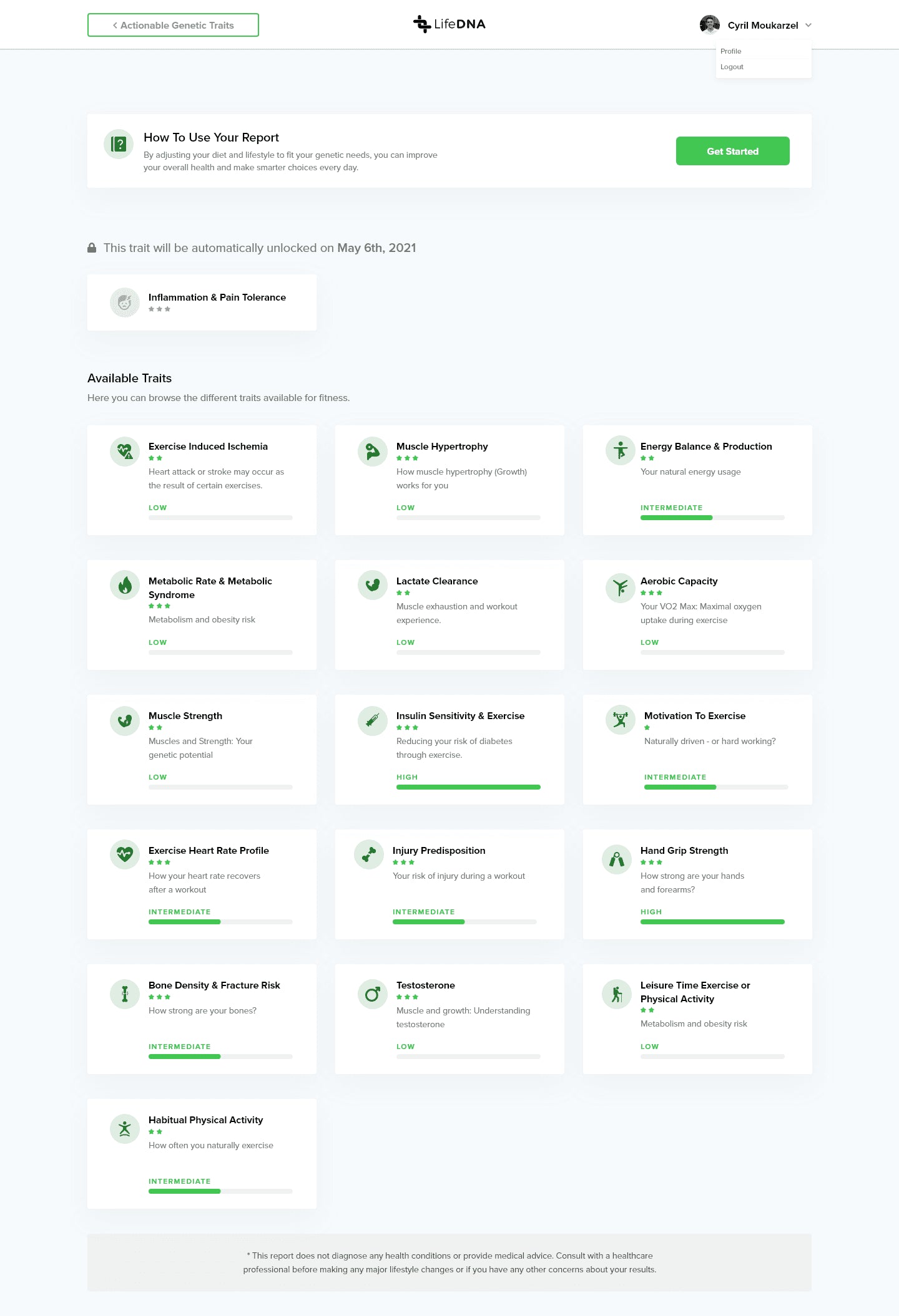 DNA Test - Genetic Nutrition, Fitness, Wellness Test Kit, (Lab Fee Included)