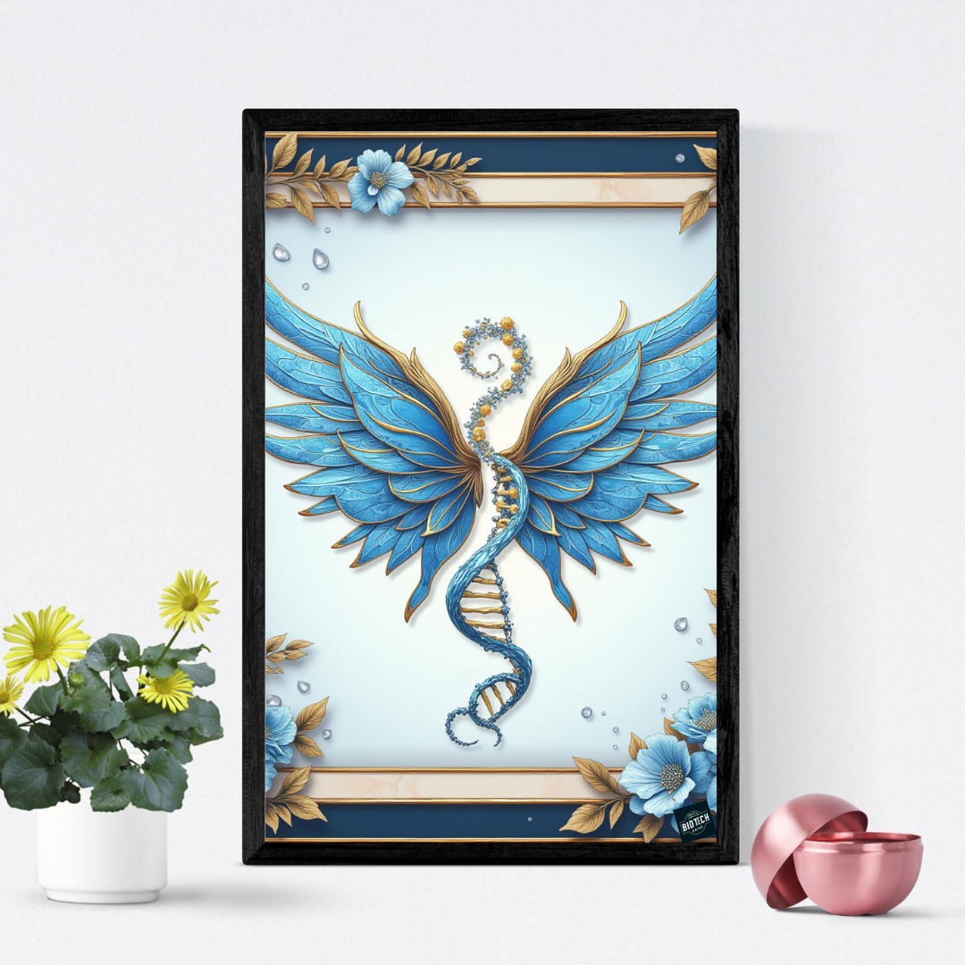 Flying DNA - NFT : BioDigital Art