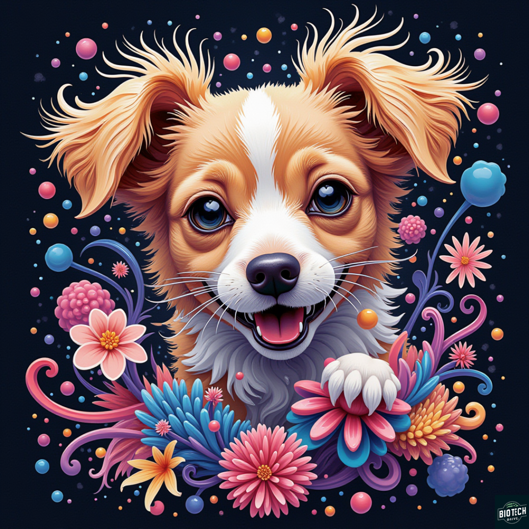 Enchanting Dog – NFT : BioDigital Art