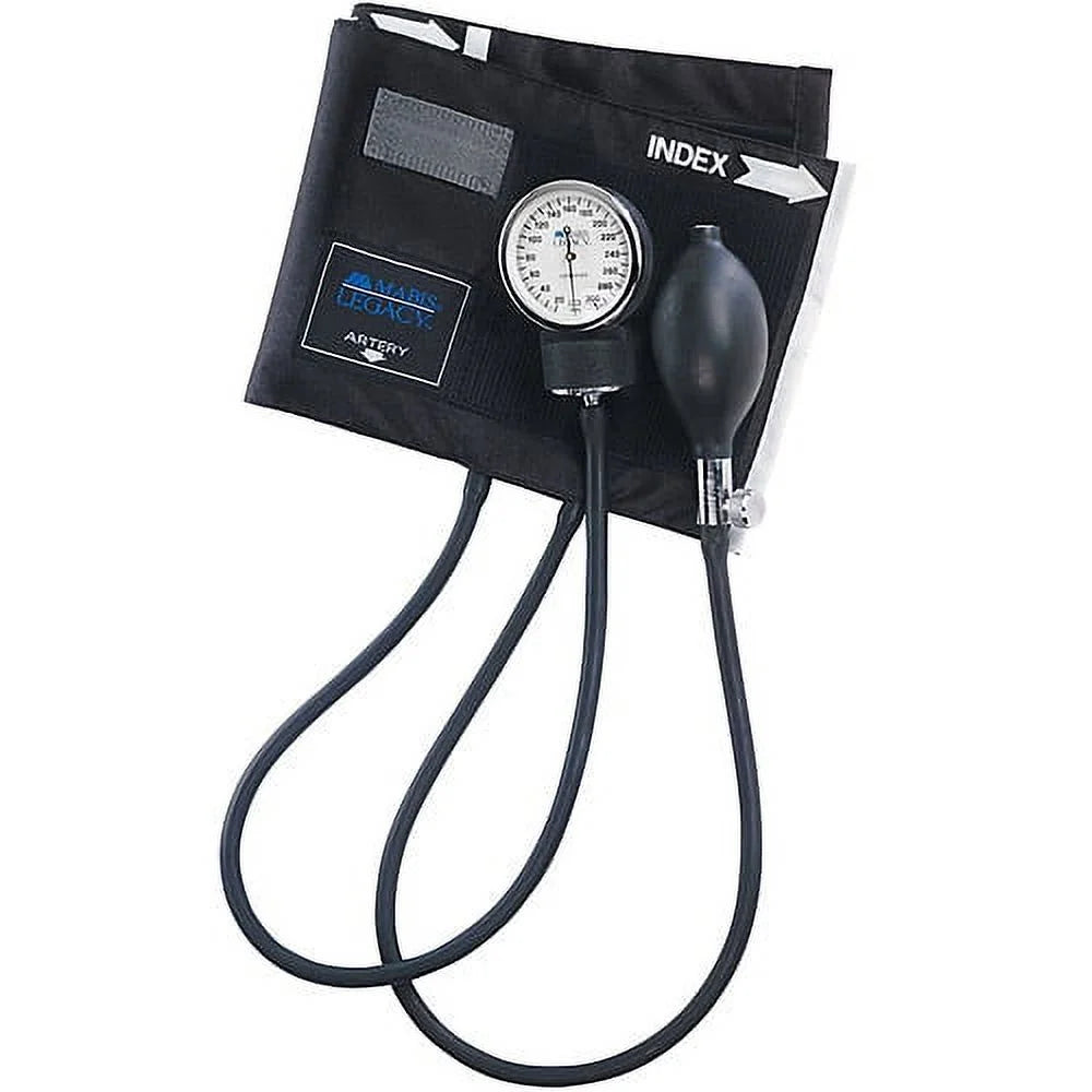 Legacy Series Manual Blood Pressure Monitor - Precision Calibrated Aneroid Sphygmomanometer with Adult Nylon Cuff and Carrying Case