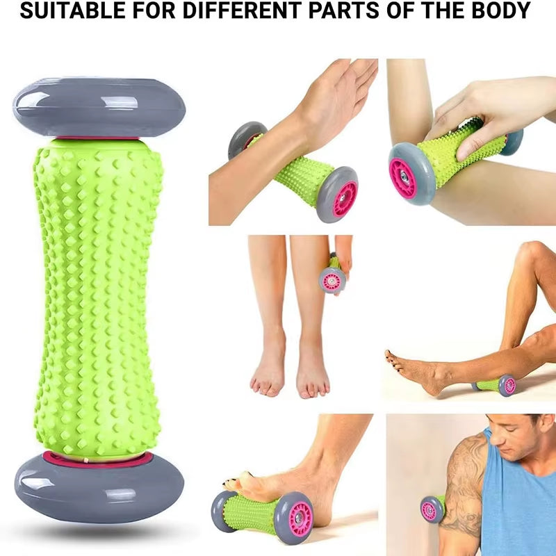 Ultimate Foot Massager & Yoga Massage Ball Set for Muscle Relaxation and Plantar Fascia Relief - Perfect for Sports and Fitness!