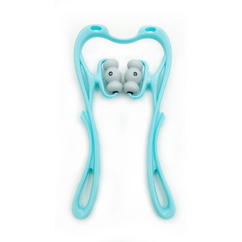 Ultimate Neck Massager for Deep Tissue Pain Relief - 360° Neck Roller with 96 Pressure Points for Total Relaxation of Neck, Shoulders, Waist, Legs, and Feet