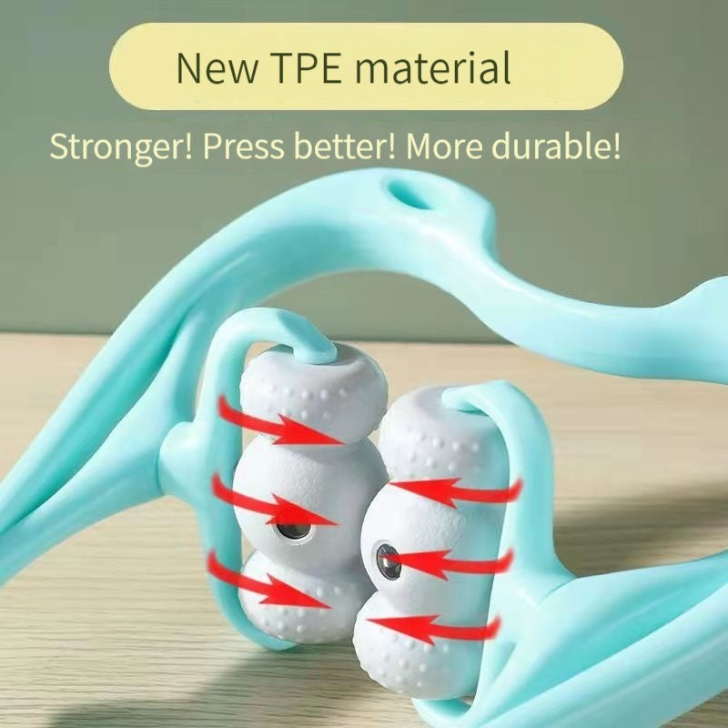 Ultimate Neck Massager for Deep Tissue Pain Relief - 360° Neck Roller with 96 Pressure Points for Total Relaxation of Neck, Shoulders, Waist, Legs, and Feet