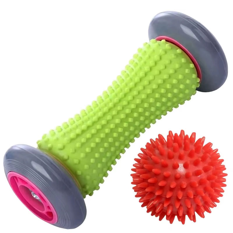 Ultimate Foot Massager & Yoga Massage Ball Set for Muscle Relaxation and Plantar Fascia Relief - Perfect for Sports and Fitness!