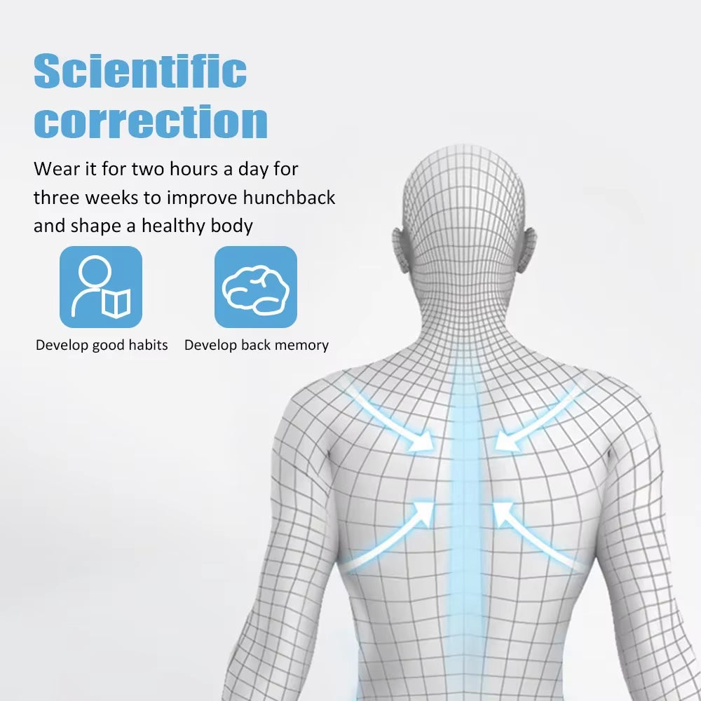 Revolutionary Smart Posture Corrector - Invisible Reminder for Adults & Kids to Fix Hunchback and Improve Sitting Posture