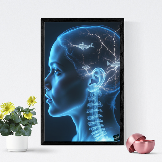 Neural Elegance X-Ray - (NFT) BioDigital Art