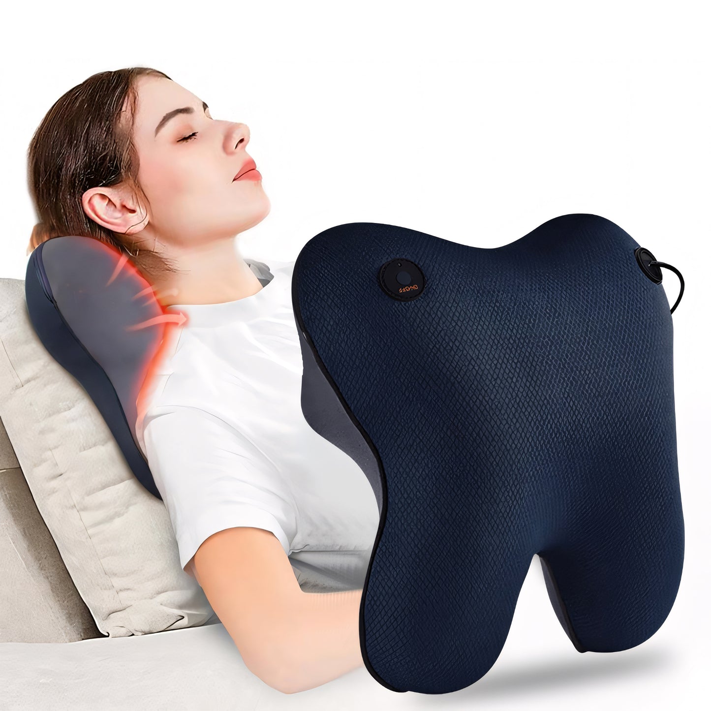 Ultimate Neck and Back Acupressure Massager Pillow - Perfect Full Body Relaxation Gift!