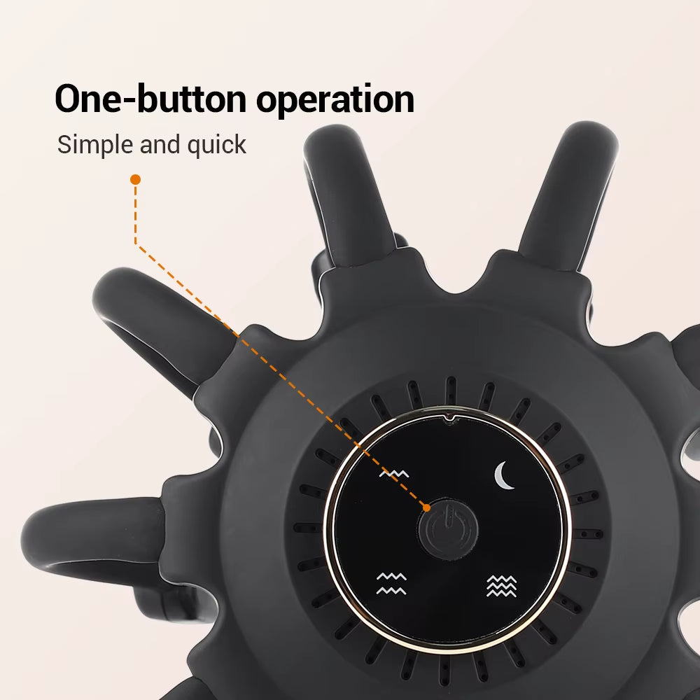 Ultimate Head Scalp Massager - Electric Octopus Vibrator for Stress Relief, Hair Growth & Headache Relief