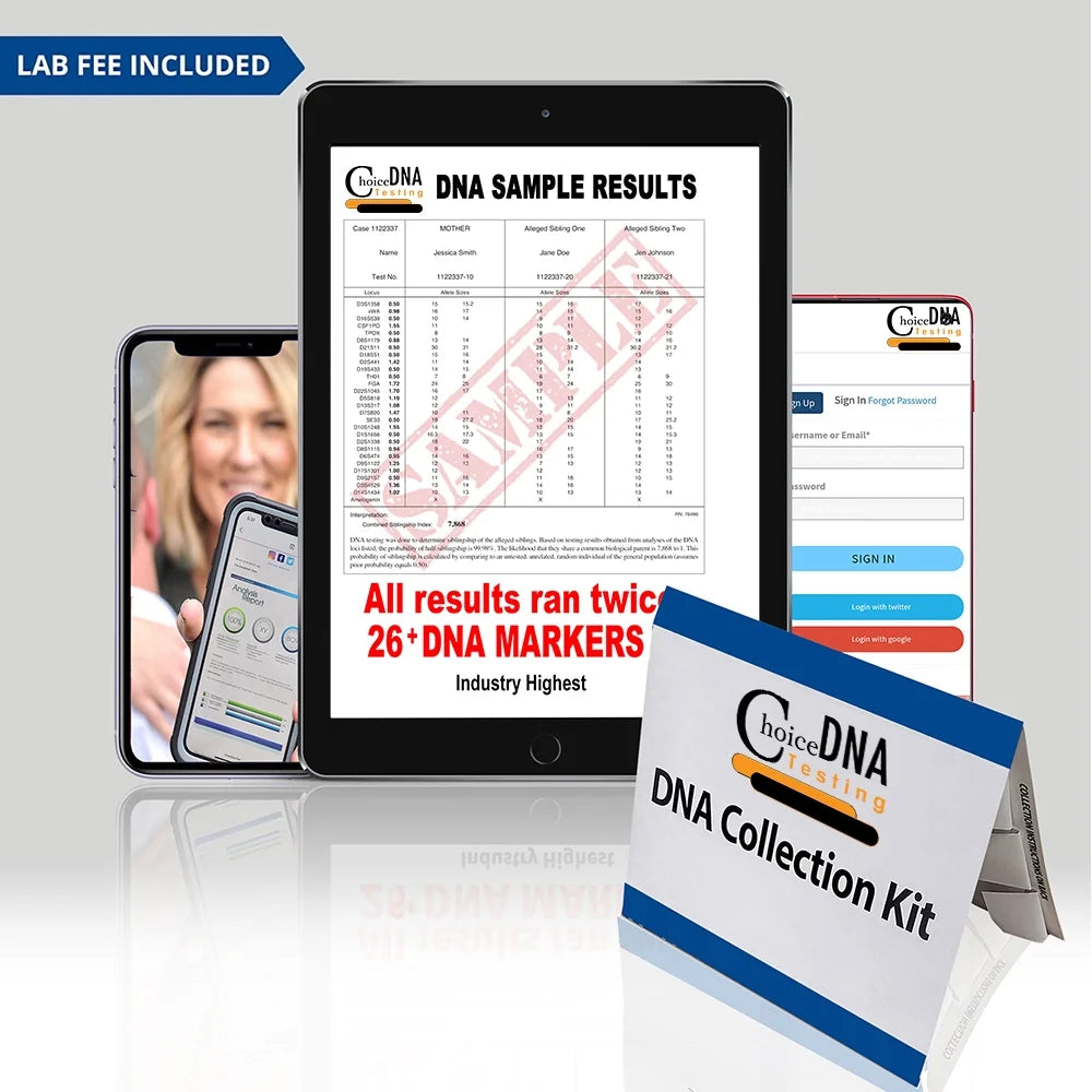 Choice DNA Lab Home Paternity DNA Test Kit