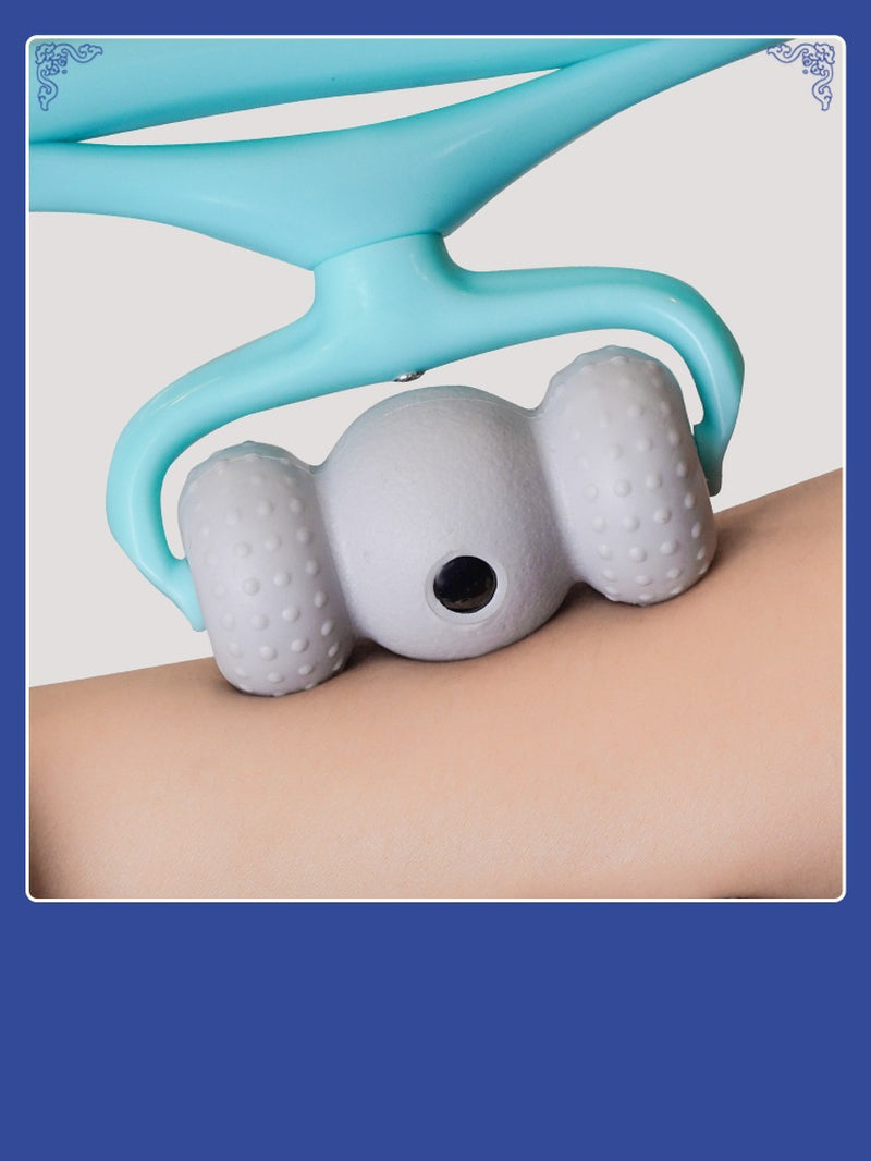 Ultimate Neck Massager for Deep Tissue Pain Relief - 360° Neck Roller with 96 Pressure Points for Total Relaxation of Neck, Shoulders, Waist, Legs, and Feet