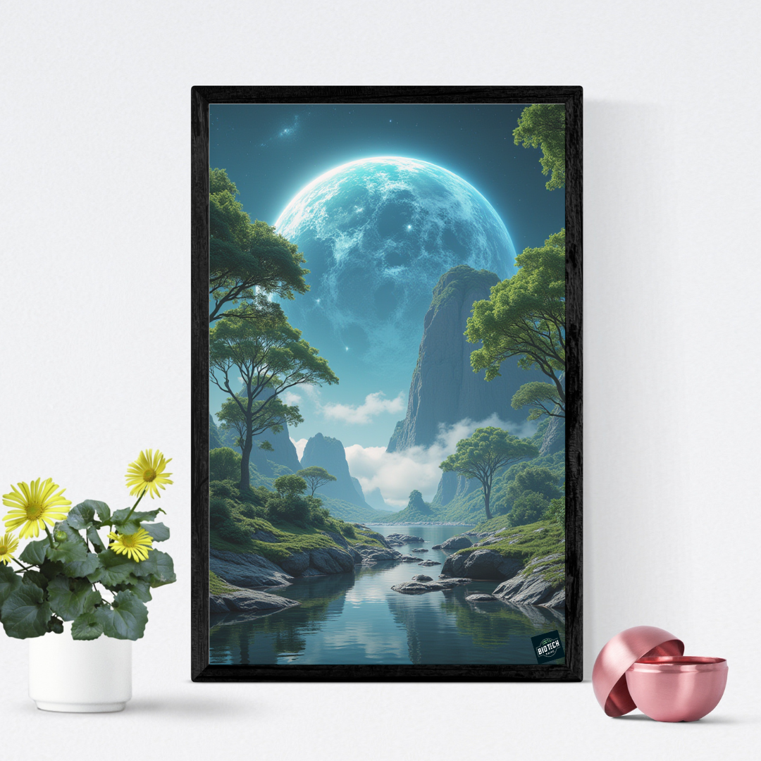 Moonlit River NFT – (BioDigital Art)