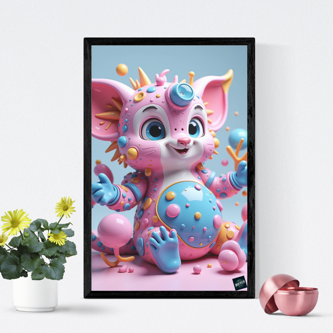 Vibrant Fantasy NFT - (BioDigital Art)