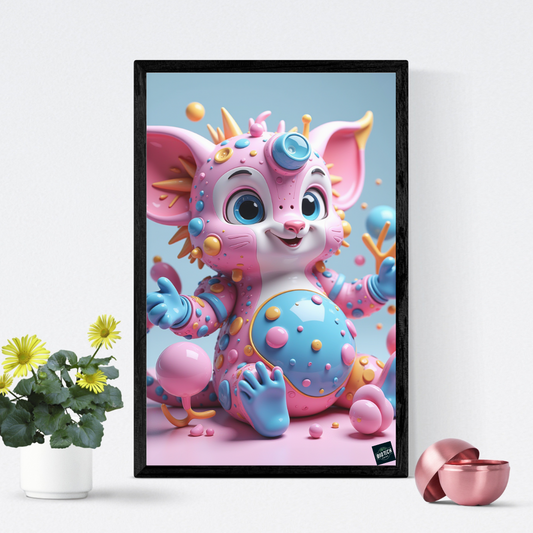 Vibrant Fantasy NFT - (BioDigital Art)