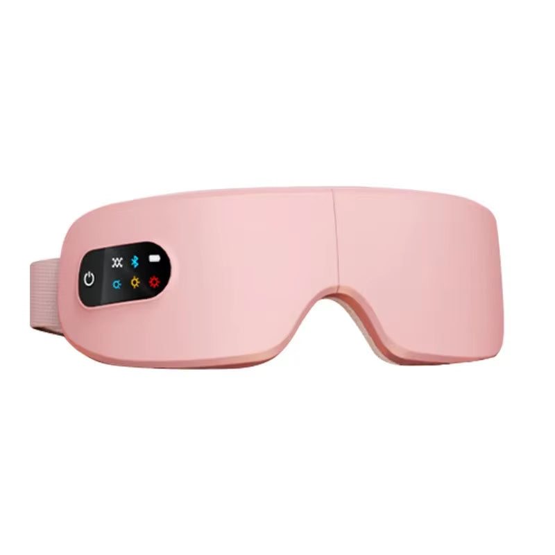 Rejuvenate Your Eyes: 4D Smart Airbag Eye Massager with Hot Compress & Bluetooth for Fatigue Relief and Anti-Wrinkle Care