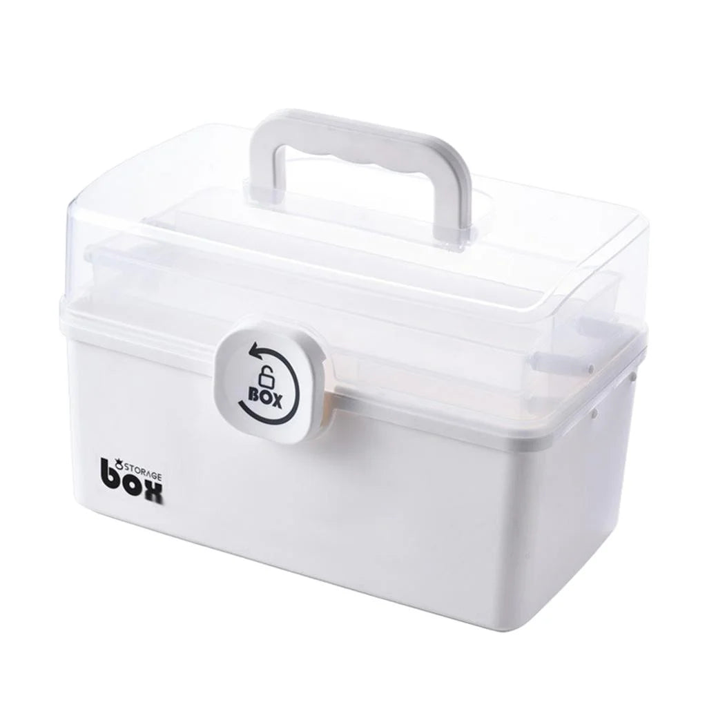 Portable First Aid Box, Storage First Aid White