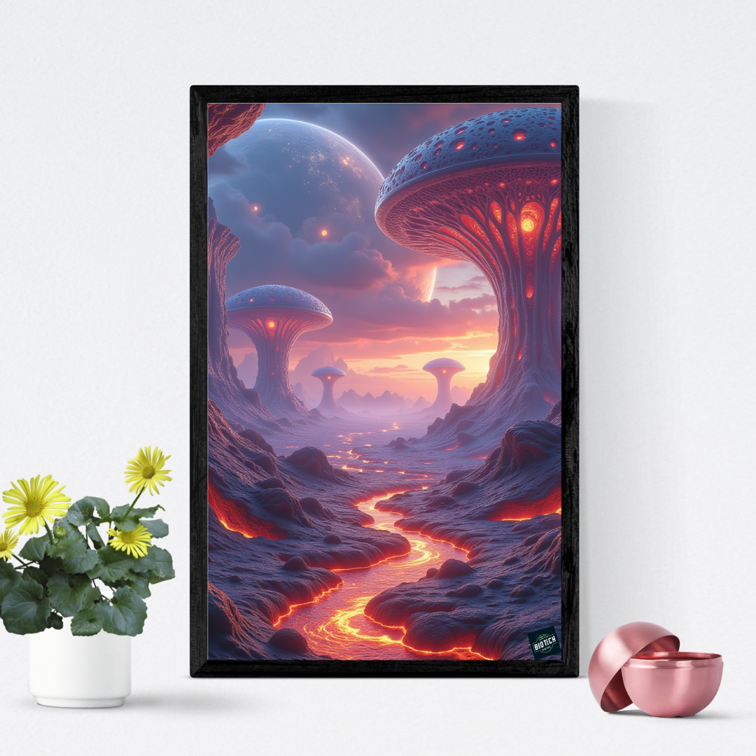 Luminous Alien Biome (NFT) – BioDigital Art