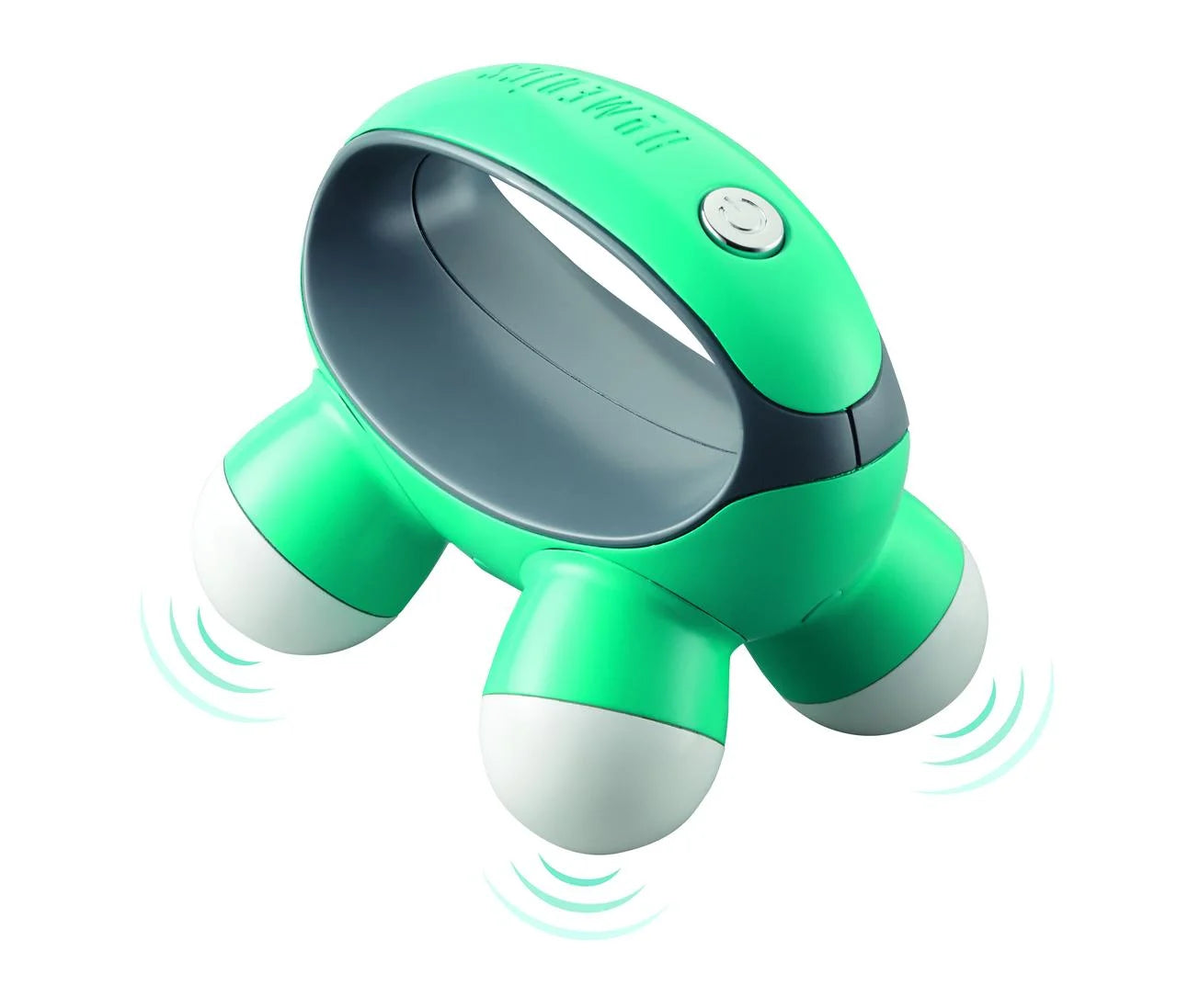 Quatro Mini Hand-Held Massager - 2 Pack with Vibration & 4 Massage Nodes for Ultimate Relaxation