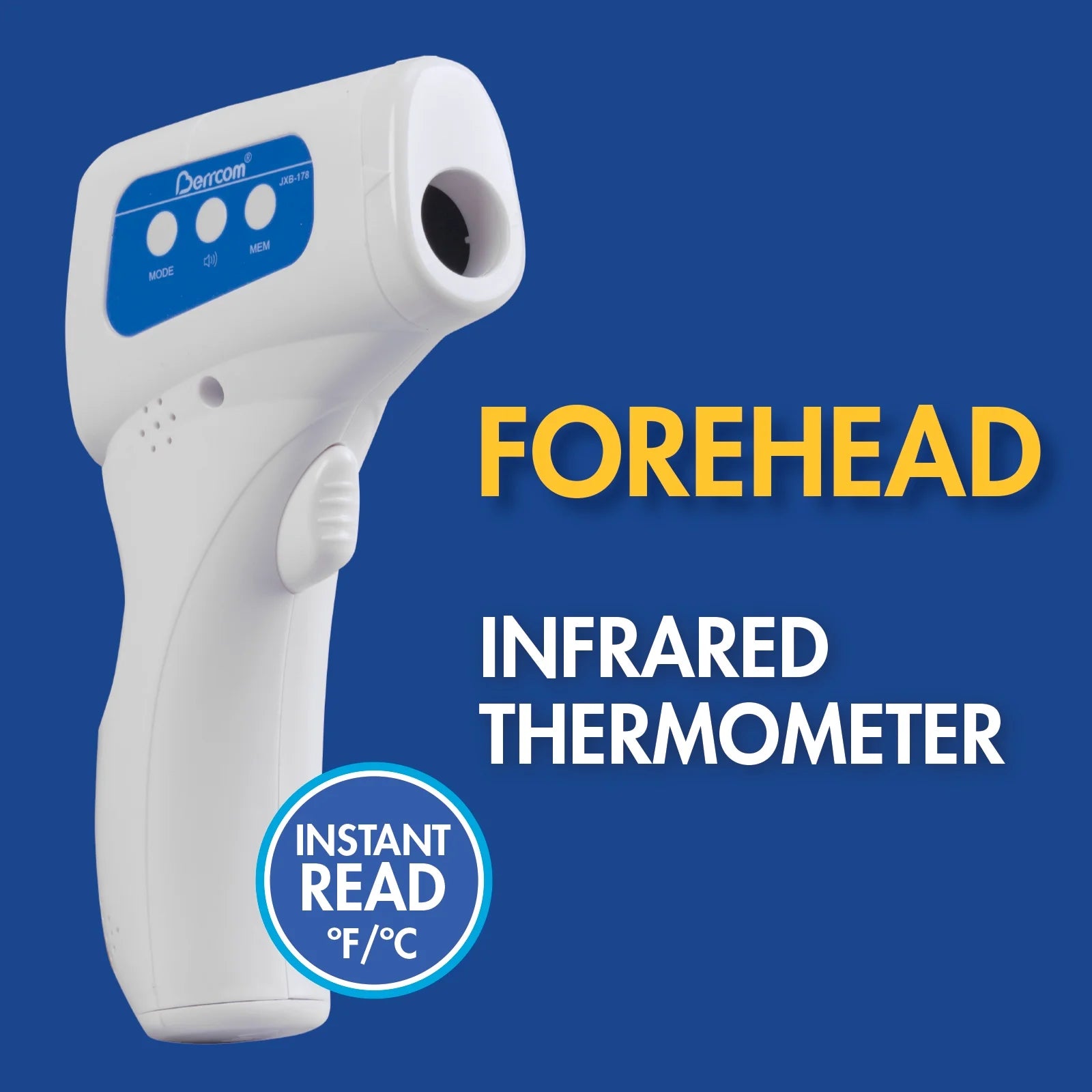 Professional Non-Contact Infrared Thermometer for Precise Fever Assessment in Adults and Children