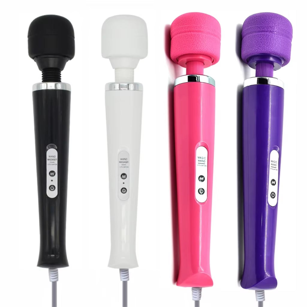 Ultimate 10-Speed Wired Wand Massager for Full Body Relaxation and Muscle Relief