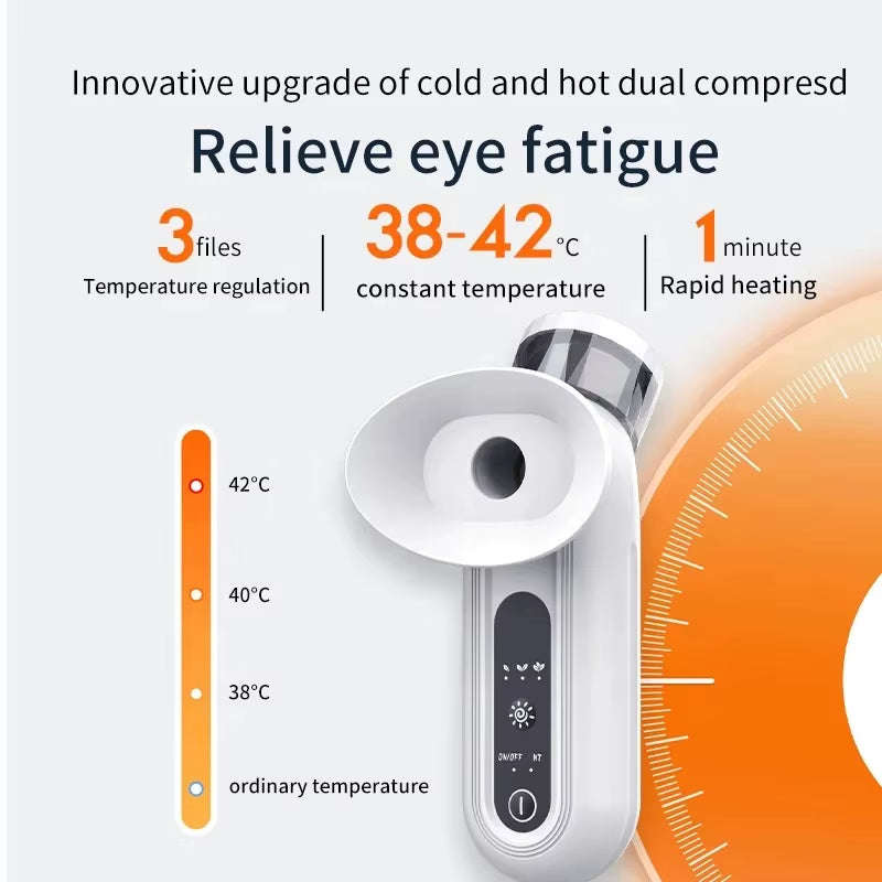 Revitalize Your Eyes: Heated Nano Eye Mist Sprayer for Instant Moisture & Relief