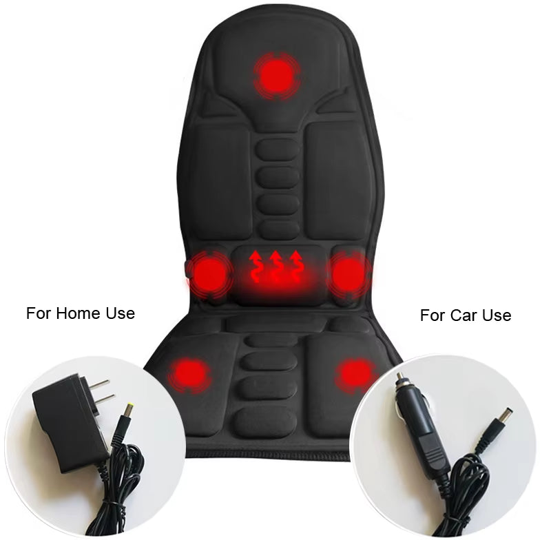 Ultimate Full-Body Heated Massage Cushion - Transform Any Space into a Relaxation Oasis with Our Electric Vibrator Seat for Home, Office, and Car