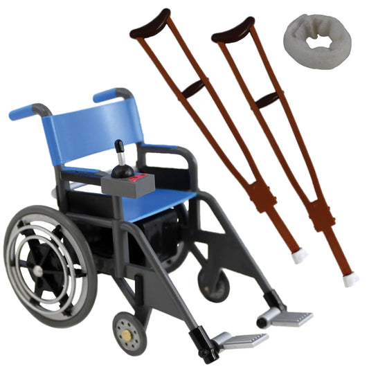 Wheelchair Playset (Blue) - Ringside Exclusive  Wrestling Action Figure Accessories