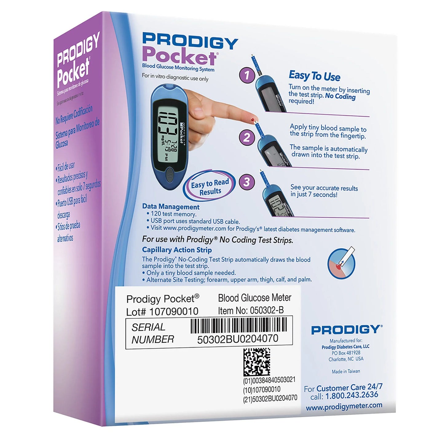 Blood Glucose Meter  Diabetes Care No Coding Required (CS/10)