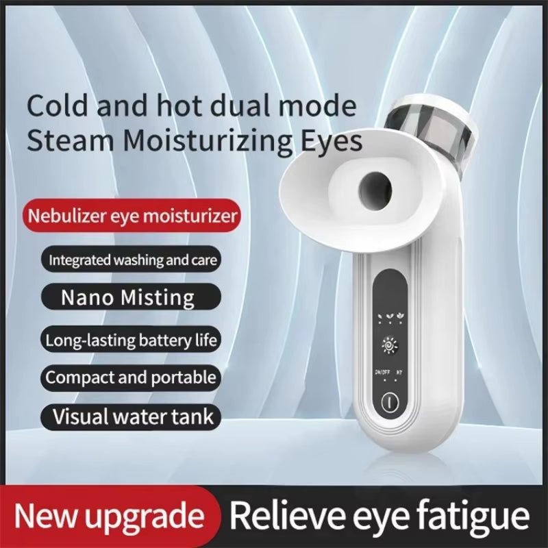Revitalize Your Eyes: Heated Nano Eye Mist Sprayer for Instant Moisture & Relief