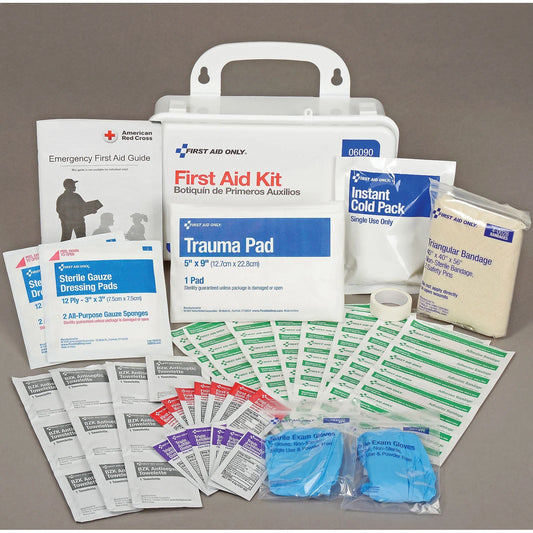 First Aid Kit, 25-Person ANSI Compliant, Plastic