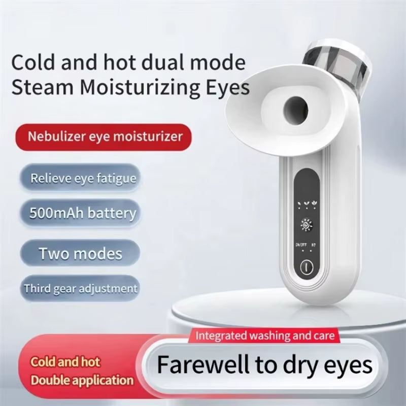 Revitalize Your Eyes: Heated Nano Eye Mist Sprayer for Instant Moisture & Relief